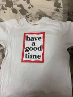 have a good time M ホワイト Tシャツ