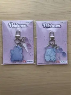 ポケモン アクリルキーホルダー 2種セット（カビゴン、ロコン）