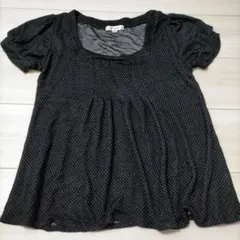 ofuon ドット柄 半袖チュニック サイズ38