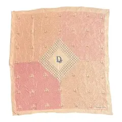 クリスチャンディオール　スカーフ　ロゴ　総柄