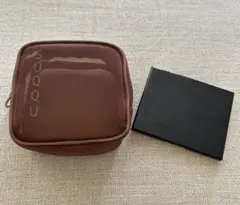 SUQQUブラウン メッシュポーチ　リタッチプレストパウダーケースまとめ売りのサムネイル