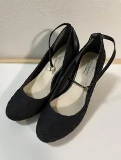RANDA  ヒール　レース　ストラップ　24.5cm