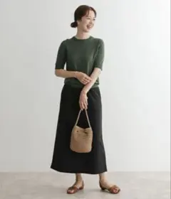 『UR GREEN』ミニ裏毛イージースカート　アーバンリサーチ ドアーズのサムネイル