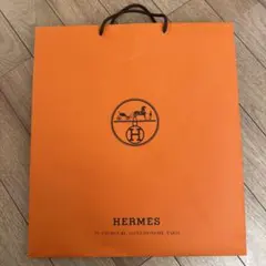 HERMÈS オレンジ ショップ袋 大