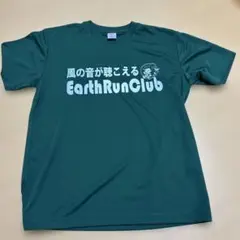 EarthRunClub ダークグリーン Tシャツ Lサイズ