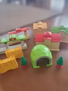 ▶【プラレール】　チャギントン　駅　トンネル　木　情景　まとめ売り