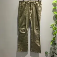 【リーバイス】チノパンツ 茶系 サドルステッチ 30サイズ フロントジッパー