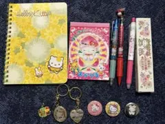 ハローキティ 11点！ メモ キーホルダー サンリオ キティ 平成レトロ ご当地