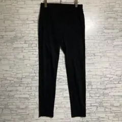 無印良品　ブラック スキニーパンツ ストレッチ素材　 L レディース　長ズボン