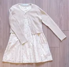 タルティーヌエショコラ　ワンピース　カーディガン 2点セット