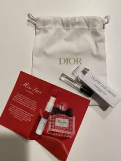 dior 香水 サンプル ミスディオール ジャスミン　ミニ香水 巾着 匿名配送