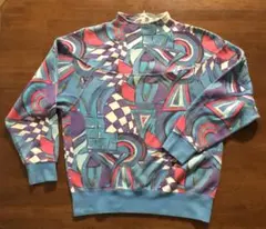 LIBERAL大きめデザインが綺麗なブルー系カットソー