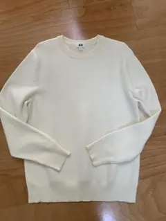 ユニクロウォッシャブルミラノリブクルーネックセーター