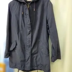 SHOO-LA-RUE フード付きネイビーコート