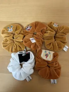 パンどろぼう　シュシュ　　5個セット　ガチャ