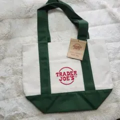 海外限定　トレジョ　ミニトート　グリーン　海