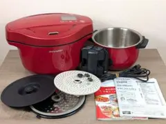 【未使用】SHARP HEALSiO ヘルシオ ホットクック レッド系 ヘルシオ ホットクック KN-HT99B-R レッド SHARP｜シャープ 通販
