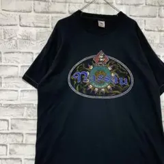 USA製90sヴィンテージTシャツ！シングルステッチ　ブラック半袖古着XL 17