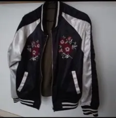 花柄スカジャン