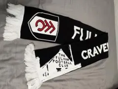 プレミアリーグ フラム スポーツマフラー 白黒