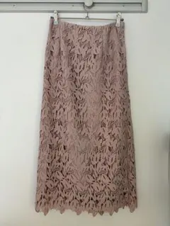 AG by aquagirlピンク レース ロングスカート　サイズS