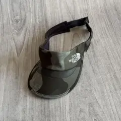 THE NORTH FACE カモフラージュ サンバイザー　ランニング
