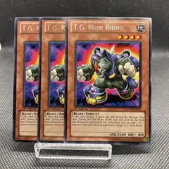 遊戯王 英語 TGストライカー 字レア 3枚 - メルカリ
