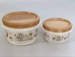 ちいかわレストラン　2個セットラウンドコンテナ　新品未開封