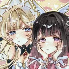 星*竜様 原神 ファンアート 手書きイラスト サンドローネ コロンビーナ