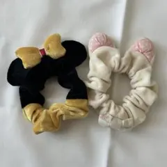 Disney シュシュ 30周年記念 / ハンドメイド ネコ シュシュ セット