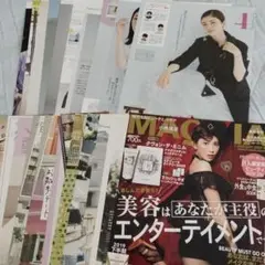 雑誌記事切抜き】山本彩・小芝風花ほか MAQUIA ２１ｐ