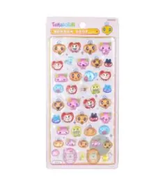 ボンボンドロップシール　たまごっち　めめっち りんごっち ふらわっち