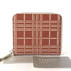 【新品】マーガレットハウエル✨トリドン ラウンド 折り財布 二つ折り ピンクのサムネイル