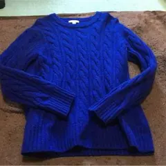 GAP 青 ニット M