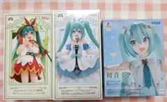 初音ミク　 フィギュア 　【3個セット】