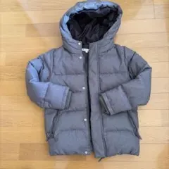 GLOBAL WORK グレー ダウンコート 120〜130