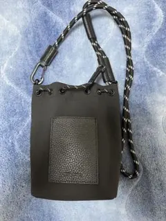 パラコード巾着ミニショルダーバッグ ニコアンド　メンズ　バック
