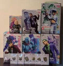 一番くじ　ジョジョ　4部　ABCEFラストワン賞 フィギュア H賞全6種