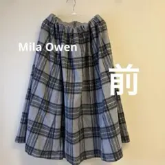 Mila Owen チェック柄フレアスカート(サイズ1/ML)