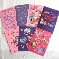 【美品　未使用】　BT21クリアファイル７枚セット　一番くじ