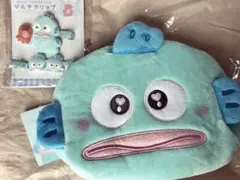 ハンギョドン　マルチクリップ　ぬいぐるみポーチ