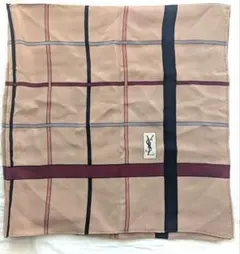 YVES SAINT LAURENT　スカーフ　絹100%　vintage