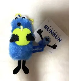 パペットスンスン ぬいぐるみマスコット フルーツver.青りんご