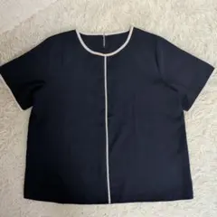 【美品】オリヒカ　RHYME 　半袖 ブラウス LLサイズ　大きめのサムネイル
