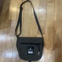 KANGOL ショルダーバッグ カーキ
