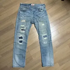 Levi's 501 ダメージデニムパンツ W32 L33のサムネイル