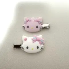 チャーミーキティ 前髪クリップ 2個セット サンリオ ヘアピン