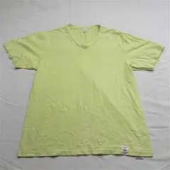 TOMMY ライトグリーン Vネック Tシャツ L コットン100％のサムネイル