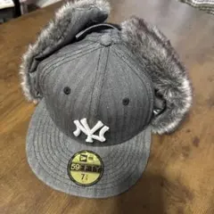 New Era 59FIFTY グレー フライトキャップ