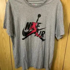 NIKE AIR JORDAN ビッグロゴ Tシャツ XL グレー